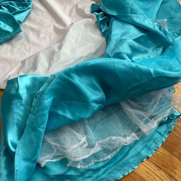 Child Costume Anime Pre-Cure White and Tarquoise Girls 11~12 - Picture 2 of 4